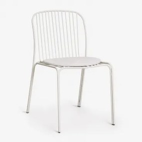 [*]tuinstoel Van Staal Anerina Gardenia Wit & Grijsachtig Wit - Sklum