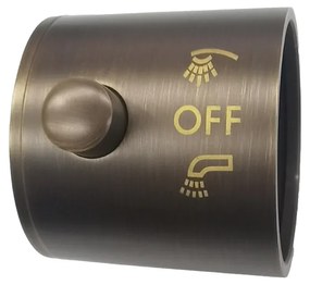 Saniclear Antique omstelknop voor opbouw badkraan