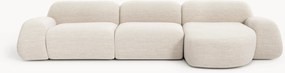 Modulaire bouclé hoekbank Wolke (4-zits)