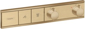 Hansgrohe RainSelect Thermostaat Afbouwdeel voor 2 Functies Brushed Bronze