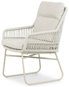 Tuinset 4 personen 180 cm Aluminium/rope Taupe Lifestyle Garden Furniture Vicente/Camila