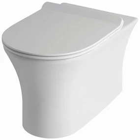 Eastbrook Northall Comfort randloos staand toilet wit glans