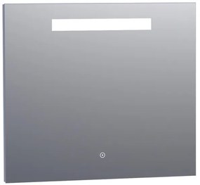 BRAUER Spiegel - 80x70cm - verlichting - aluminium 3887s