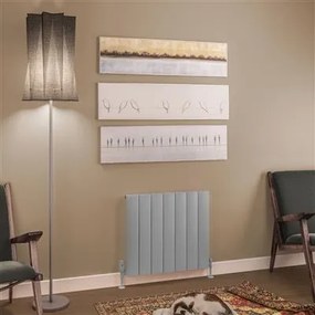 Eastbrook Tordino radiator 65x60cm aluminium 724W grijs mat