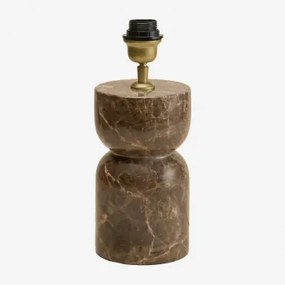 Diniz Tafellampvoet Bruin Emperador Marmer & ↑25 Cm - Sklum