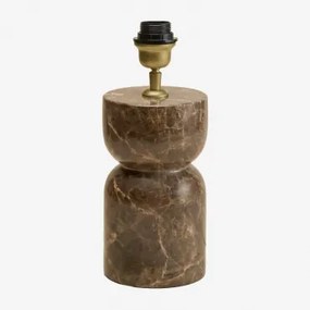 [*]voet Voor Tafellamp Diniz ↑25 Cm & Bruin Emperador Marmer - Sklum