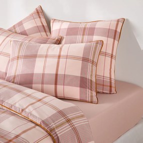 Kussensloop van gewassen katoen, geweven-geverfde ruitjes, DOLLON