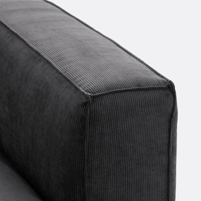 Omvormbare longchair geribd fluweel, Seven