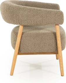 Fauteuil Eiken Frame Taupe