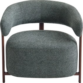 Groene Fauteuil Met Ronde Rugleuning