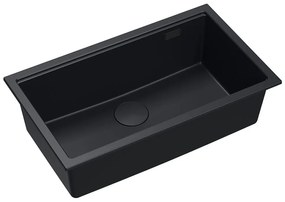 granieten spoelbak Logan 110 Black