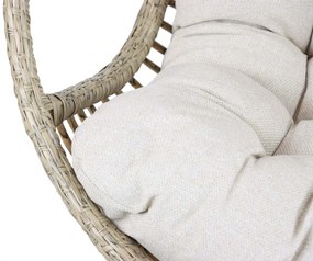 Coco Vedella Hangstoel Aluminium/wicker Taupe