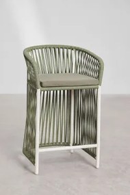 Pakket Van 2 Sophie Hoge Krukken Leger Groen – Koel & ↑65 Cm - Sklum