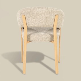 Eetkamerstoel Met Houten Poten Naturel