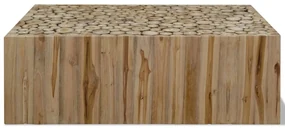 vidaXL Salontafel 90x50x30 cm echt teakhout