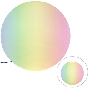 Smart buitenlamp met dimmer wit 77 cm IP65 incl Wifi A60 - Nura Modern E27 IP65 Buitenverlichting bol / globe / rond