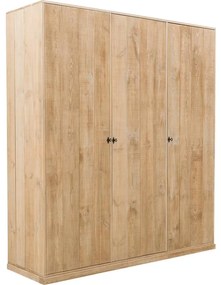 Goossens Eco Kledingkast Torento, 200 cm breed, 220 cm hoog, 3 draaideuren