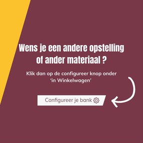 PEPP Interiors Uno Hoekbank Ribstof Creme Links