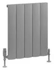 Eastbrook Tordino radiator 45x60cm aluminium 520W grijs mat