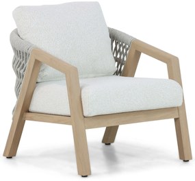 Stoel en Bank Loungeset 5 personen Aluminium Taupe  Santika Furniture Santika
