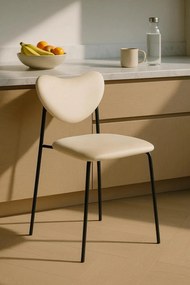 Cora stoel van zwart fluweel