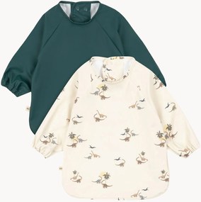 Slabbetjes Rain Forest met mouwen, 2-delig, verschillende maten