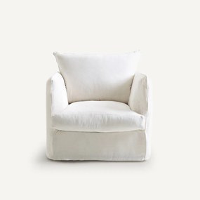 Fauteuil in gekreukt linnen, Neo Chiquito