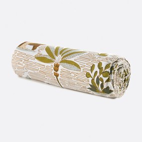 Hoeslaken voor kinderen, gewassen katoen, kap van 25 cm, jungleprint, WILA