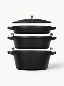 Kookpotten La Cocotte uit gietijzer, set van 3