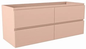 Mondiaz HAY wastafelonderkast - 120x45x50cm - 4 lades - uitsparing links en rechts - softclose - Rosee M45145Rosee