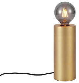 Moderne tafellamp messing 24cm - Cylinder
