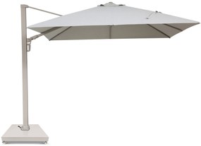Zweefparasol 3x3m S2 Excellent (excl. voet) Taupe-naturel-bruin Camello Luna