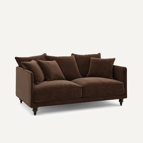 Compacte fluwelen chenille bank, Lazare