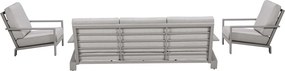 Garden Impressions Coba stoel-bank loungeset 4-delig - taupe