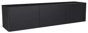 Hangend Tv-meubel Zwart 146 Cm - 146x35.5x35cm.
