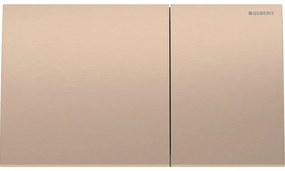 Geberit Sigma70 bedieningsplaat - 2-toets spoeling - vierkant - rvs - roodgoud 115.622.QB.1