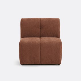 Modulaire tafelzetel, 1-zits, in fijne chenille, ANETA