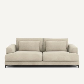 4-zits slaapbank in linnen fluweel, MARSILE