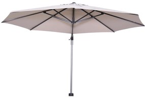 Garden Impressions Hawaii zweefparasol Ø350 cm - frame carbon black - doek zand