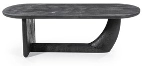 By-Boo Donn Unieke Salontafel Zwart Mangohout - 110 X 53cm.