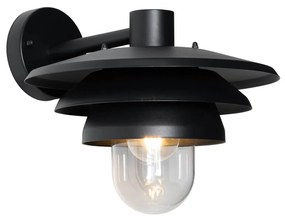 Design buiten wandlamp zwart IP44 - Morty