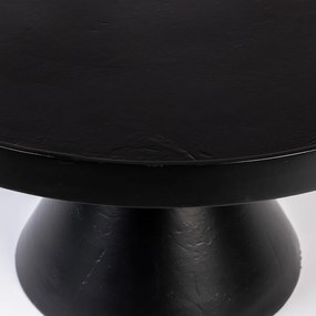 Zuiver Floss Ronde Salontafel Van Aluminium Zwart - 60 X 60cm.