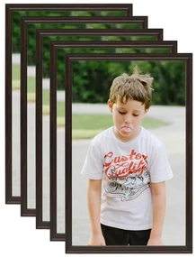 vidaXL Fotolijsten 5 st voor tafel 13x18 cm MDF zwart