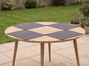 Placemats | Madison | Polyester | Grijs/Antraciet | 45x33cm | Kees Smit Tuinmeubelen