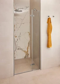 Ben Vivid draaideur voor nis rechts incl. antikalk 120x200cm geborsteld nikkel