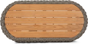 Stoel en Bank Loungeset 5 personen Rope Taupe  Santika Furniture Santika