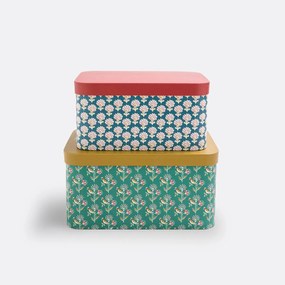 Set van 2 opbergdozen in karton, Nadesha