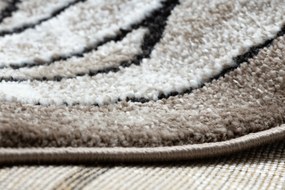 Tapijt modern COZY Lina, geometrisch - Structureel,  twee poolhoogte , bruin