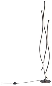 Design vloerlamp zwart incl. LED dimbaar - Ying