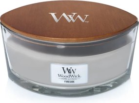 WoodWick geurkaars - Ellipse HearthWick Flame - Fireside